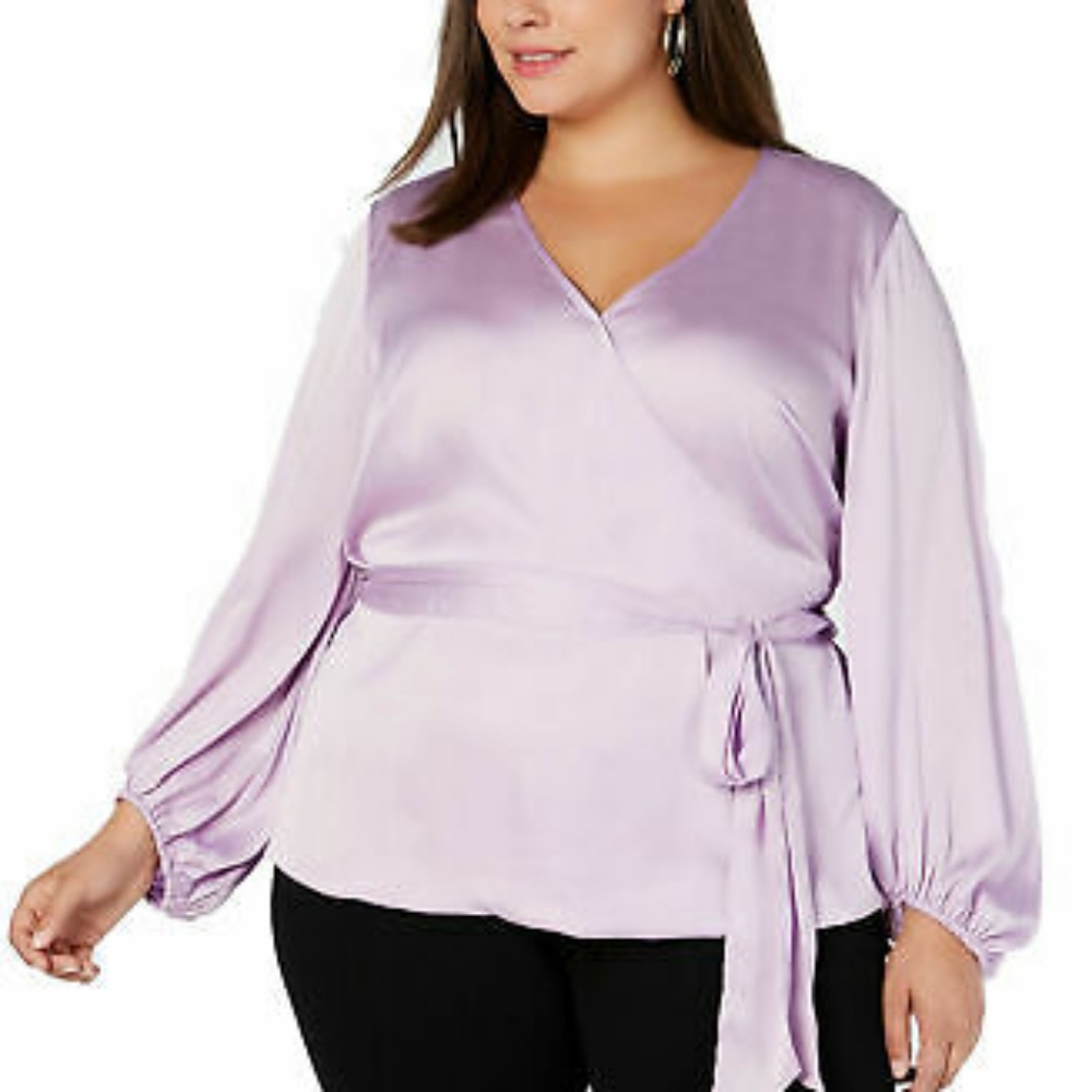 INC International Concepts Belted Blouse